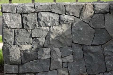 Bluestone wall